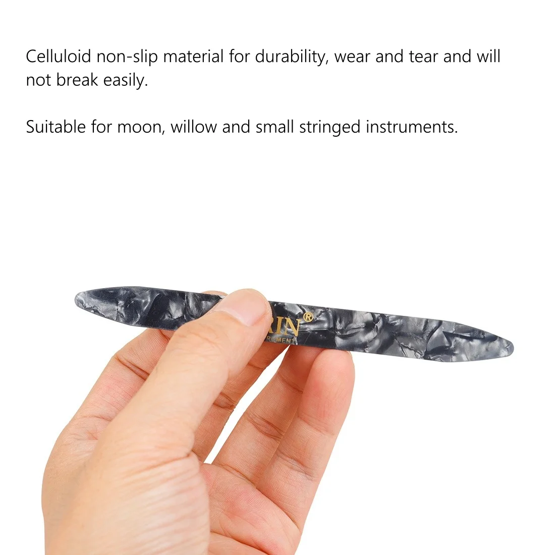 JELO AY-  PJ1426 5pcs Celluloid Picks Suitable For String Instrument Accessories Color Random Long Toggle Accessories picks