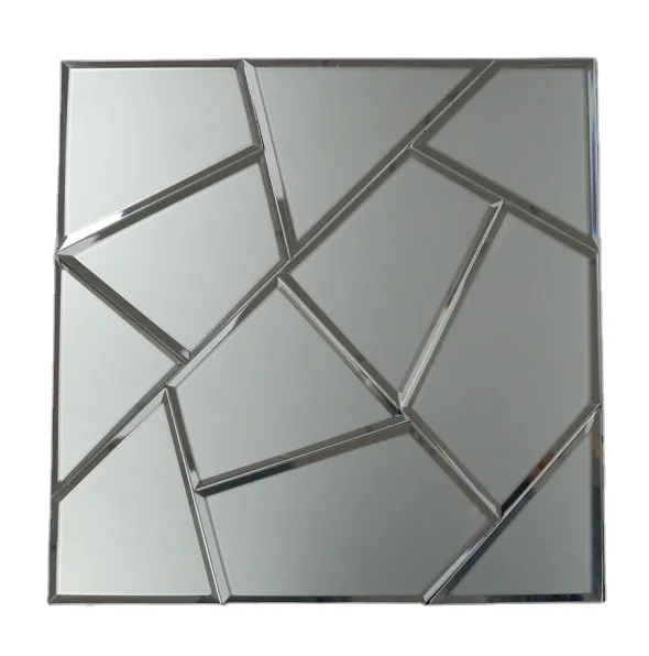 Glass mirror mosaic tile kitchen back splash cheap panel mosaic wall art decorative mosaic glass