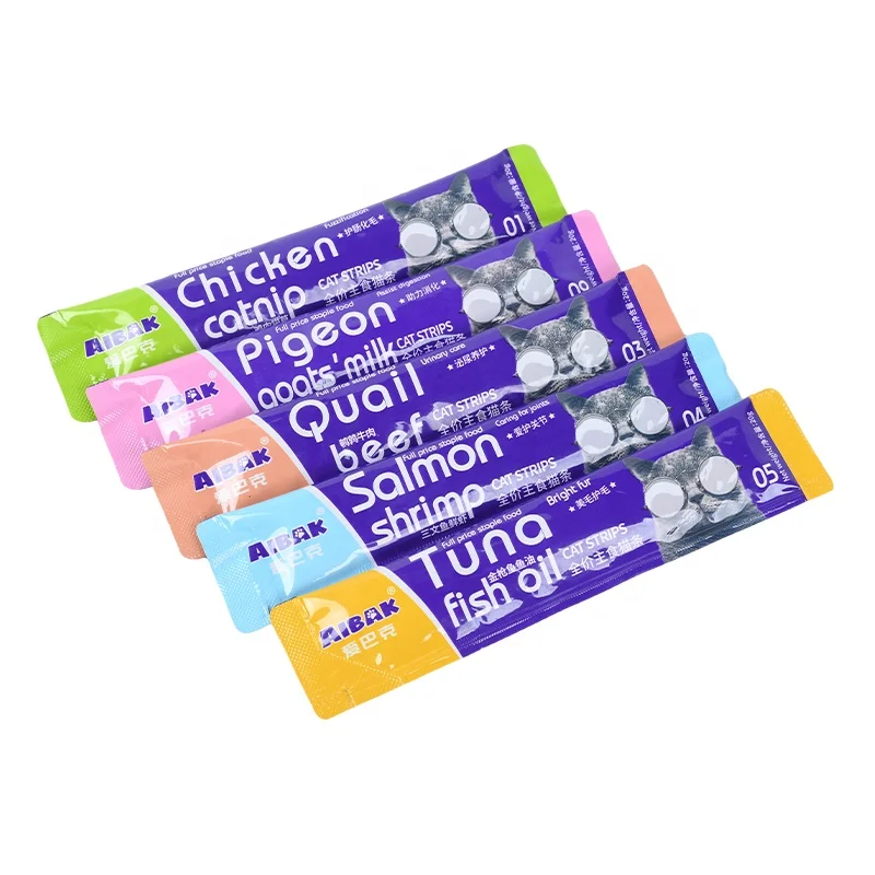 High-Quality Pet Food Salmon Chicken Strips 16G Best-Selling Pet Snack Food ODM Wet Cat Food OEM Factory Wholesale