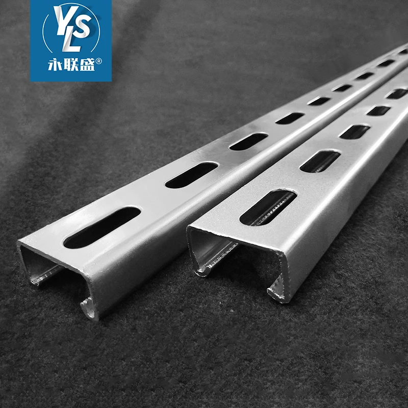 Китай, самая популярная оцинкованная антисейсмическая стойка, канал, канал, оцинкованный стальной канал