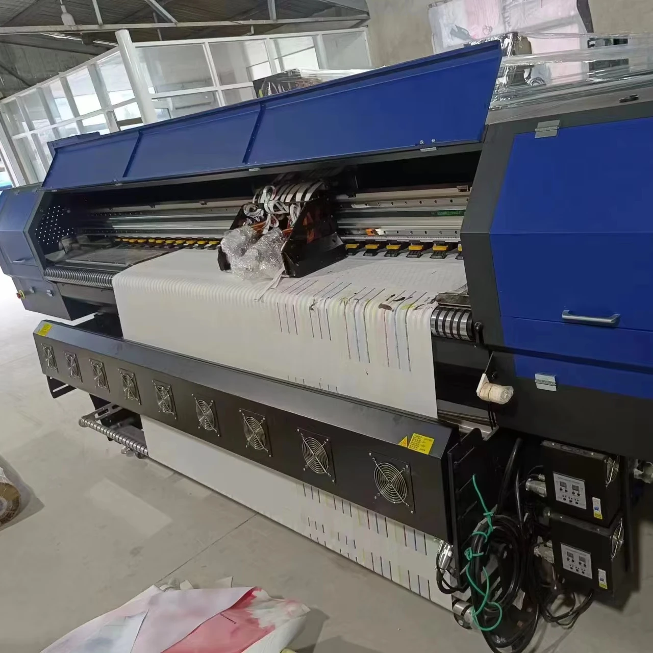 8-Head 2.6m Digital Textile Sublimation Inkjet Printer for Transfer Paper on Polyester