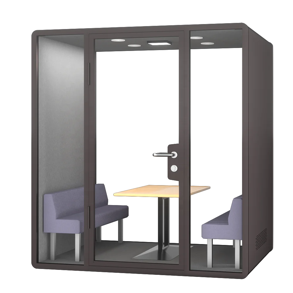 Customized Office Meeting Pod Soundproof Phone Booth for 4 persons