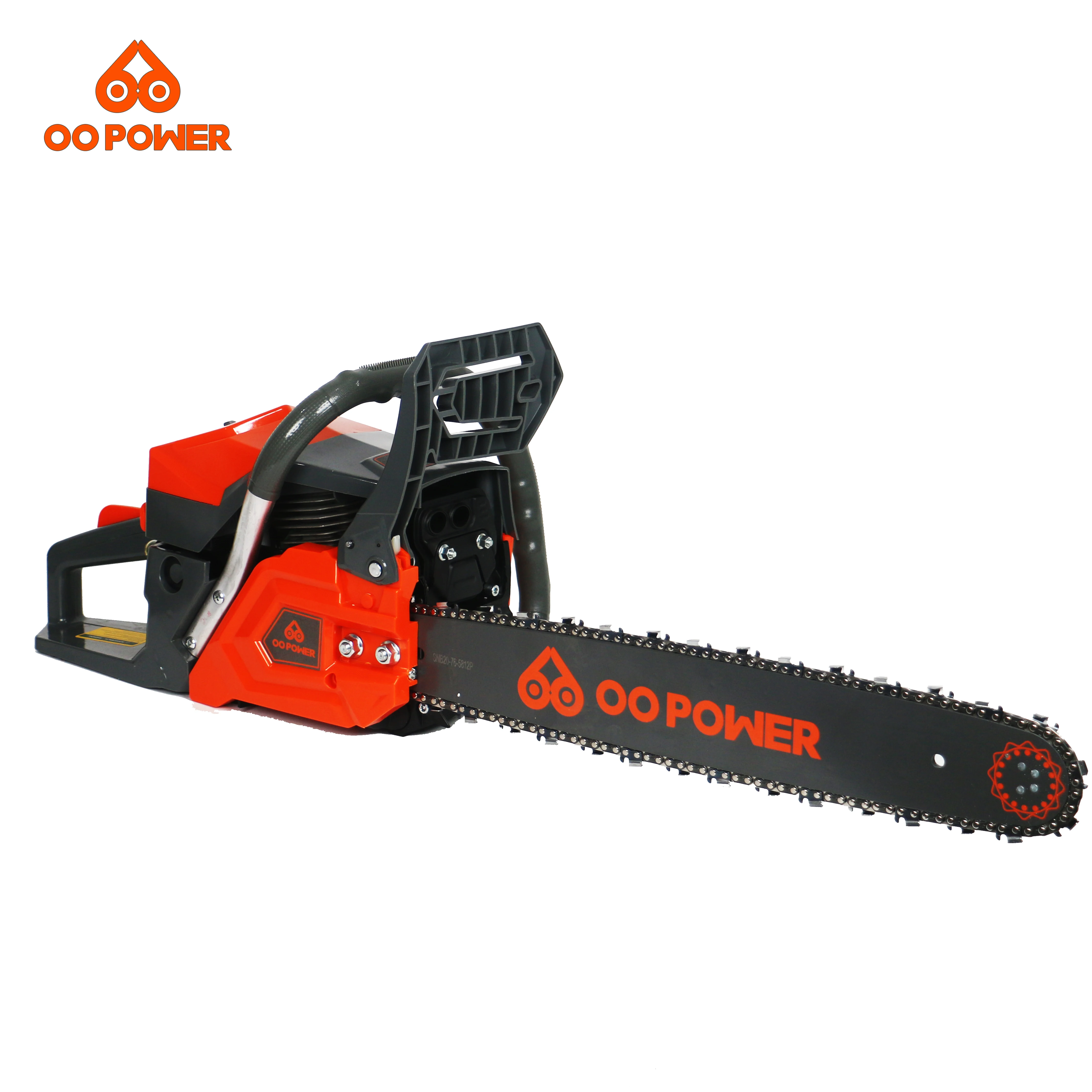 O O Power Powerful 58cc Petrol Chainsaw 5800 Gas Chainsaw for Forest With Spare Parts
