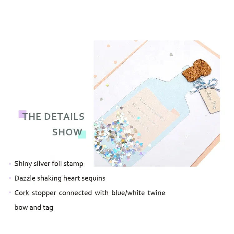 Hot Sale 2020 Invitation Greeting Card, Handmade  Border Happy Birthday Greeting Cards