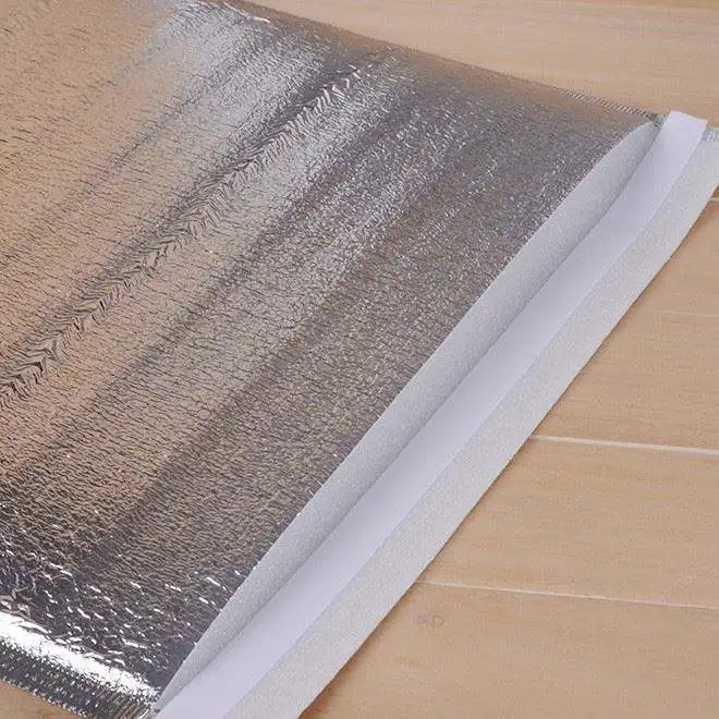 Wholesale aluminum foil insulation bag thickened disposable food preservation bag takeaway insulation bag for BBQ & Pizza