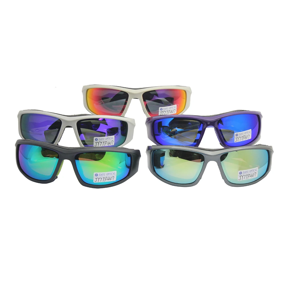 Gun Metal Color Frame Mountains Bike Cycling Safety Sports Sunglasses Glasses Foam Padded Eyewear Motorcycle Goggles