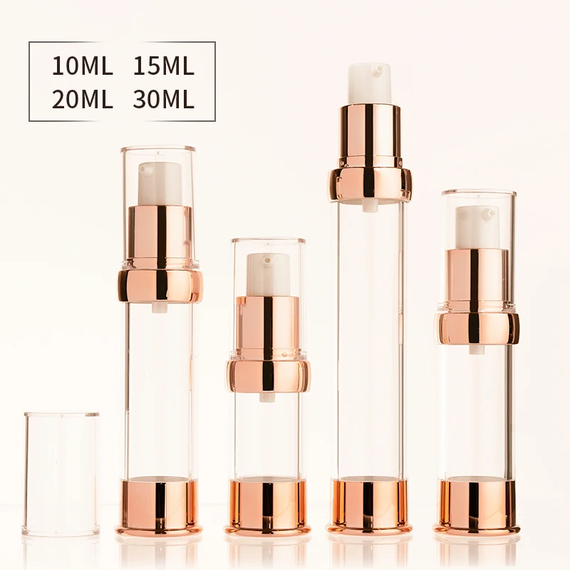 2024 Factory price Airless bottle for cream 10ml 15ml 20ml 30ml