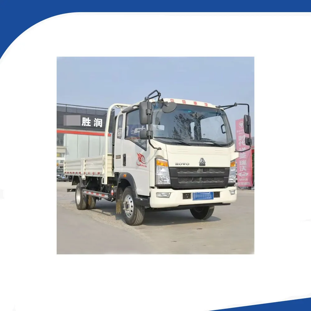 new cheap mini sinotruk howo 4X2 5tons cargo trailer trucks for sale