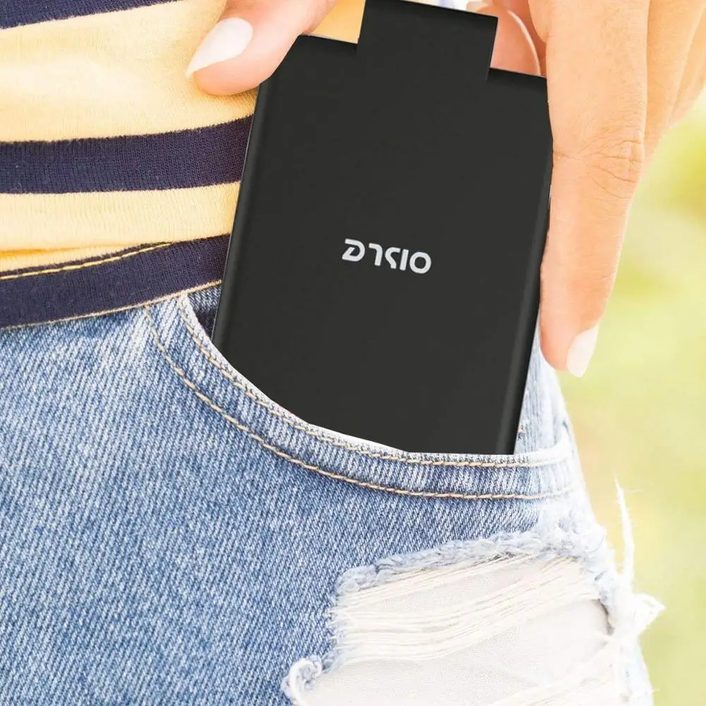 
OISLE Universal Backup Battery Cell Phone Battery Pack 4500mAh External Battery For Mobile Phones 