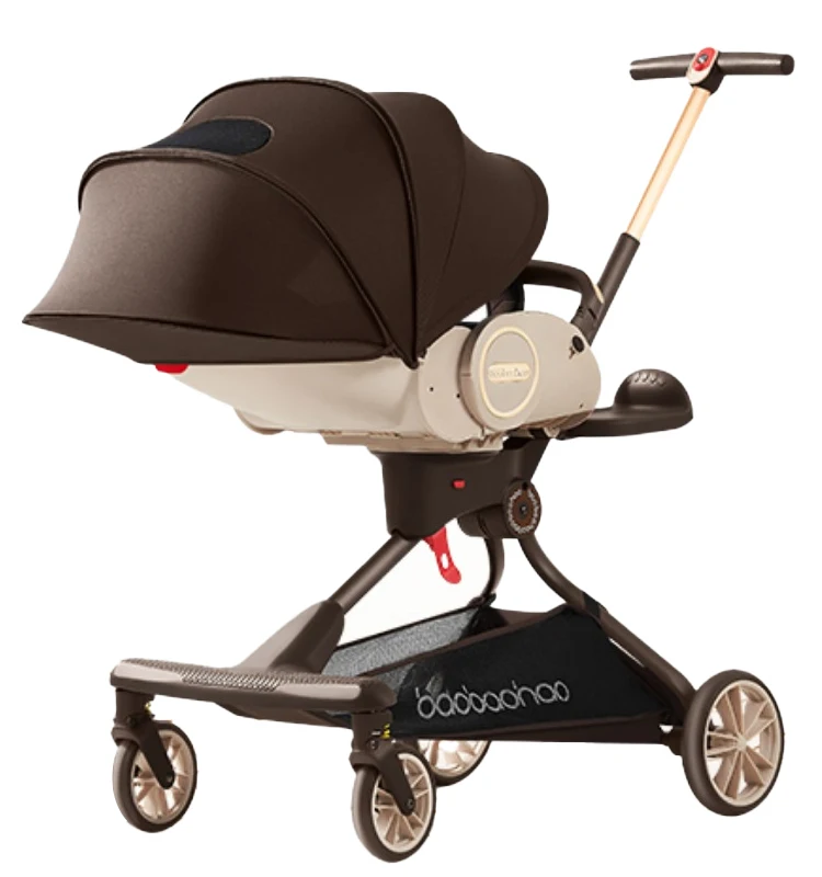 Baobaohao V9 China supply wholesale lightweight baby stroller one step folding baby cart
