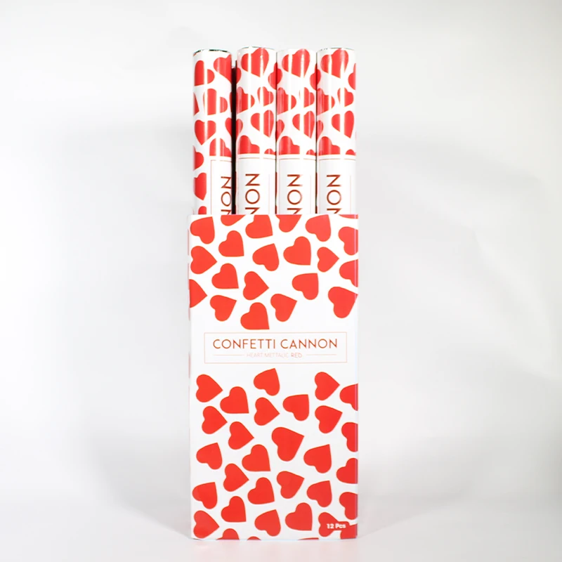 Custom Painting Party Favors Red Confetti Cannon Party Poppers for Sale