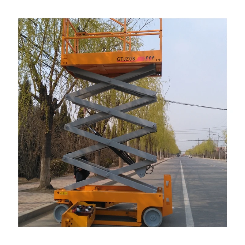 self-propelled scissor lift electric aerial work lift platform with cheap price