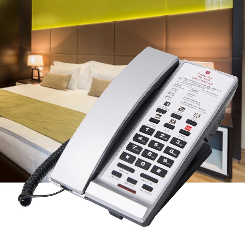 Factory Made Voip Room Phones Usb Customizable Analog Phone Hotel Telephone