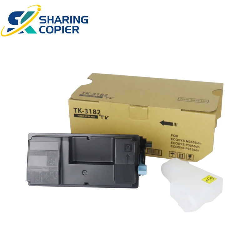 Wholesale Compatible TK-3182 TK 3182 TK3182 Copier Toner Cartridge For Kyocera ECOSYS P3055dn toner
