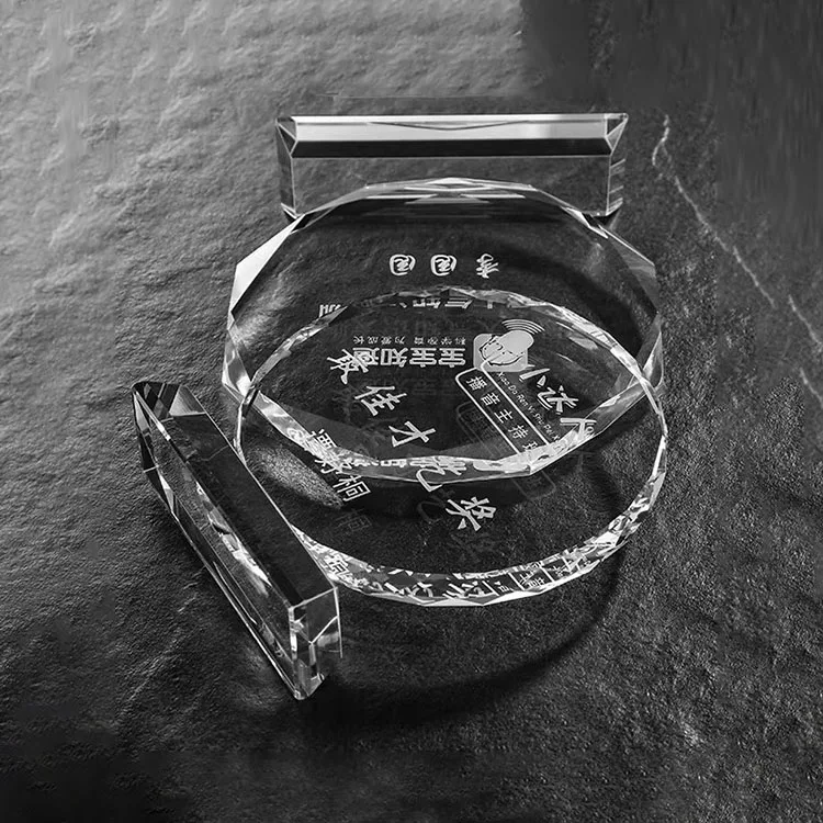 Customized Crystal Trophy Anniversary Commemorative Trophy Senior Employee Service Award 5th Anniversary