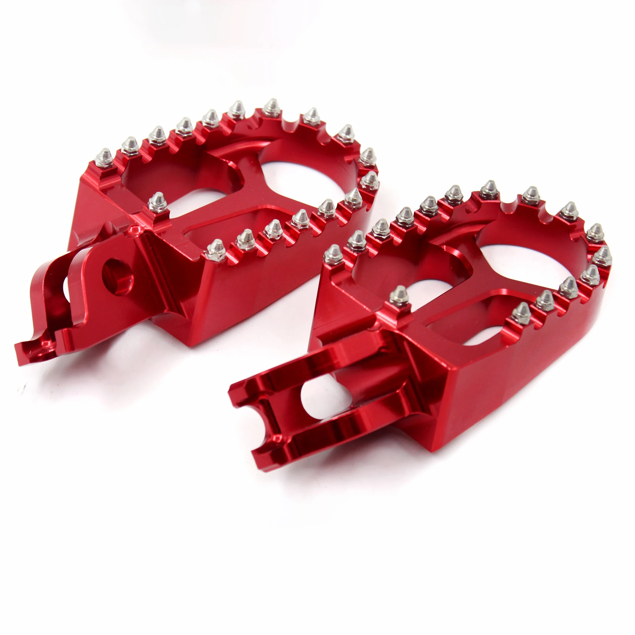 
KKE Dirt Bike Motorcycle Pedals Aluminium Foot Pegs Footrest Foot Pedals Compatible with HONDA CR125R/250R CRF250R CRF450X 