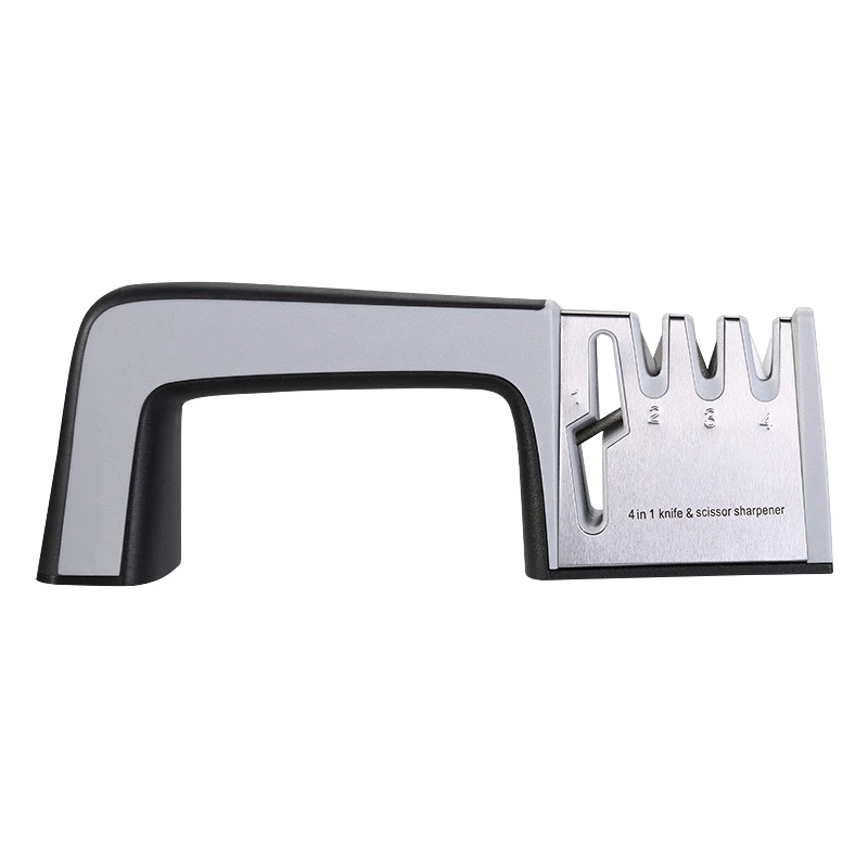 Multifunction knife sharpener 4 in 1 functions for  kitchen knife and scissor sharpening