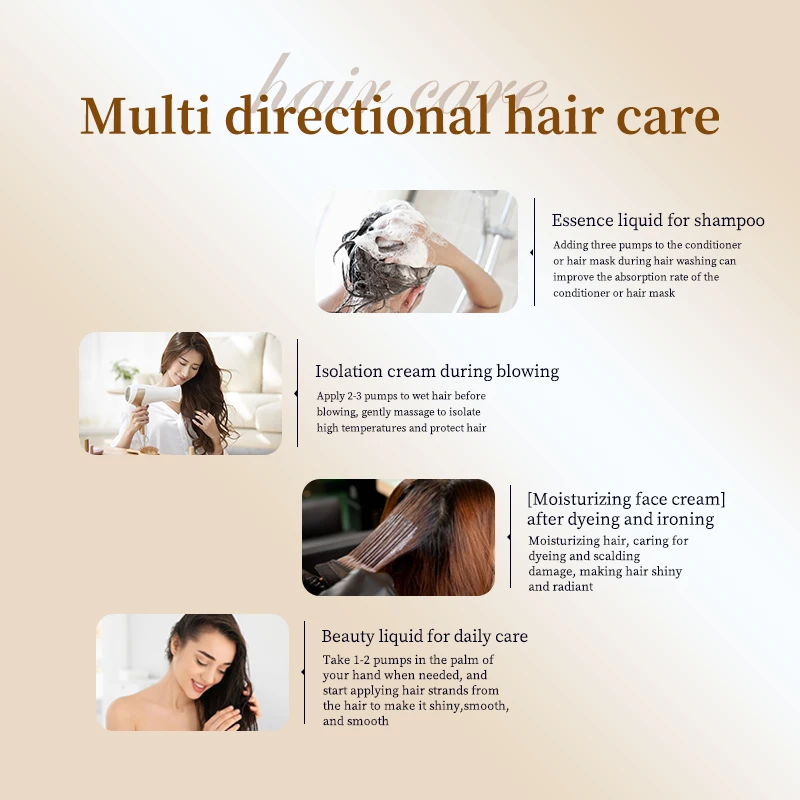 Luxury Hair Care Set Products Hair Shampoo Organic Protein Sulfate Free Argan Oil Keratin Mask And Conditioner