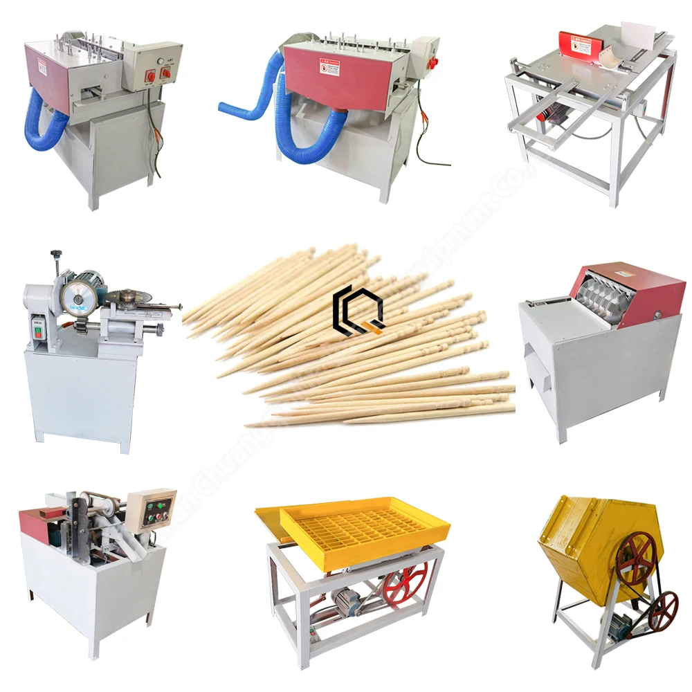 Packing toothpick sugar machine bamboo wooden toothpick making machine toothpick making machine full set