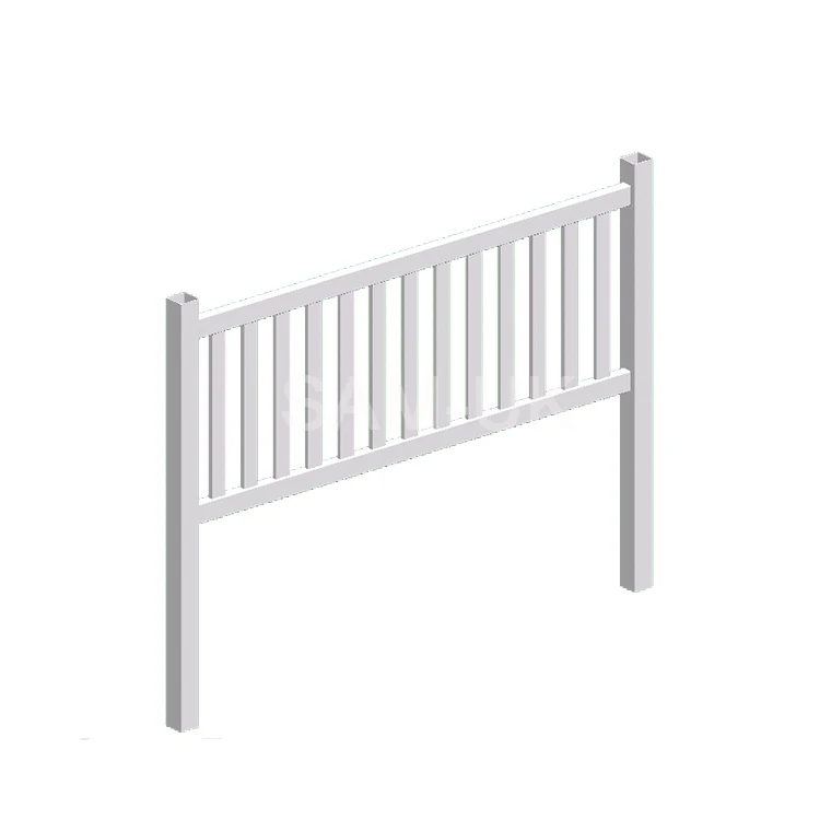 Sam-uk hot sale Garden Horticulture UV protection pvc white lattice fencing picket fence panels vinyl