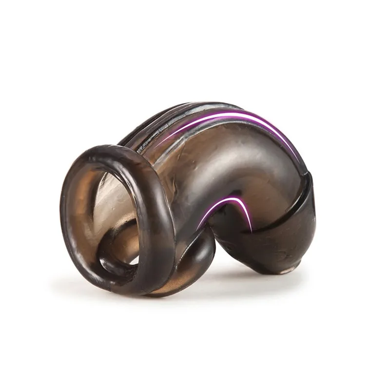 High Quality Penis Sleeve for Mens Soft Adult Sex Toys Penis Chastity Stretchy Delay Lock Cage Scrotum Ring Glans Rings for Men