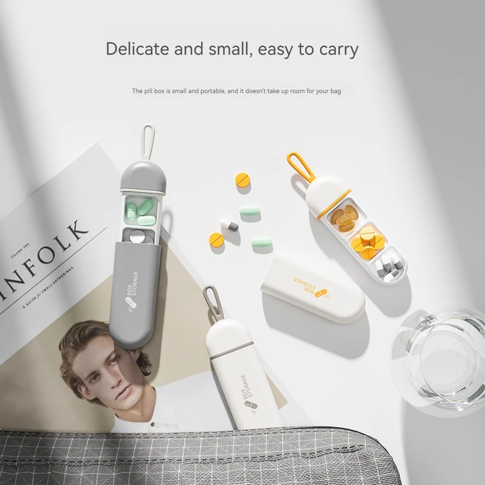 New Design Portable Medicine Storage Weekly 3 Times a Day Pill Organizer Vitamin Case Mini Pill Box