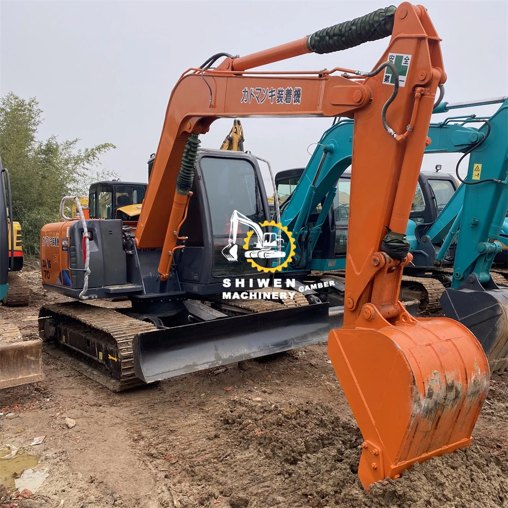 Hot sale second hand hitachi zx70 excavator earth-moving machinery, used zx70 zx55 ex55 ex60 ex70 zx60 zx70-3 ex120 zx120