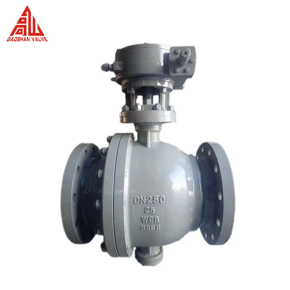 Q47F Q347Y Ball Valve WCB Stianles Steel Manual Flanged Fixed Ball Valve