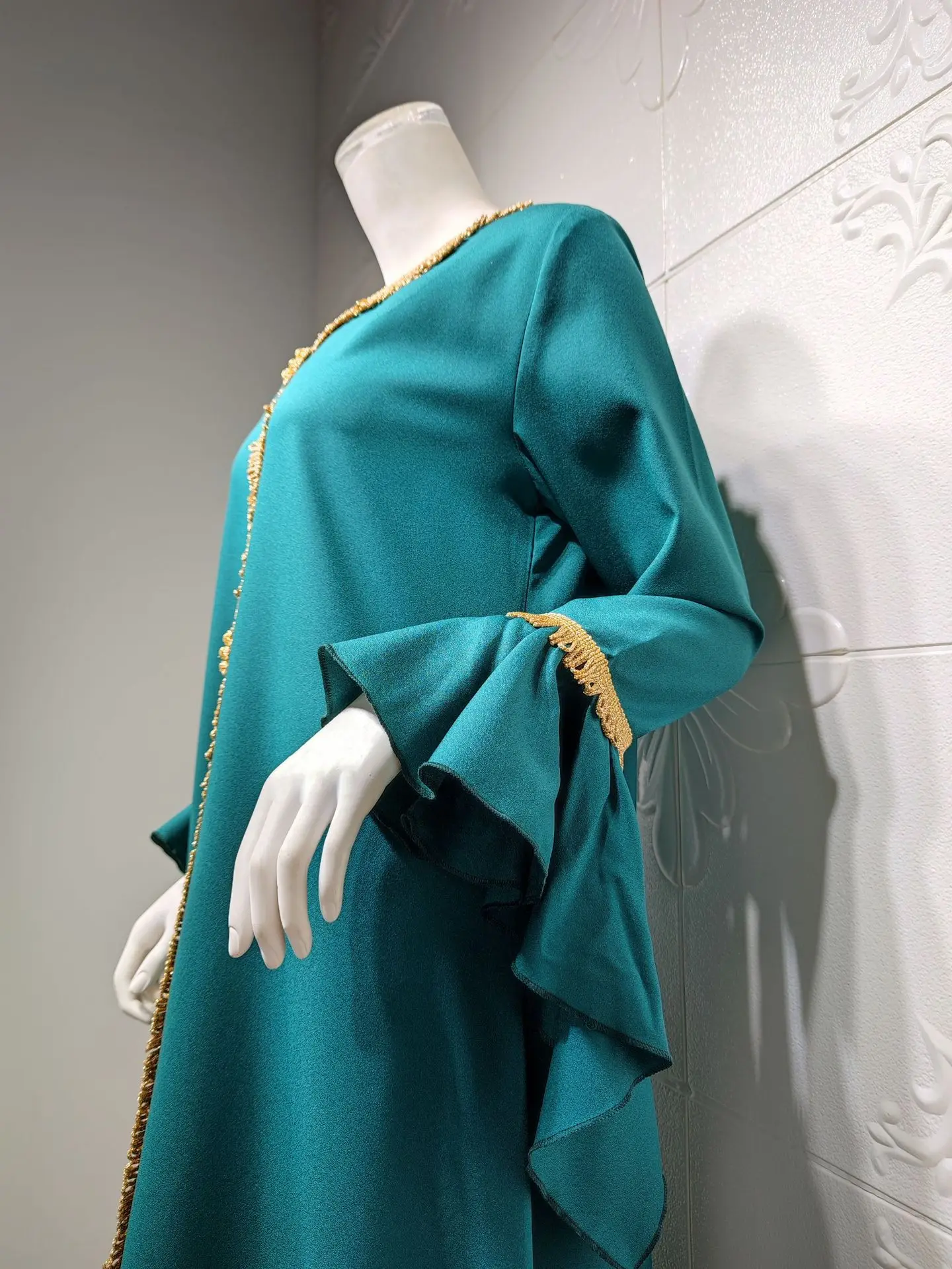 kaftan pakistani modest thobe muslim dress women Middle East kurti abaya dubai Africa India & Pakistan Islamic Clothing 10