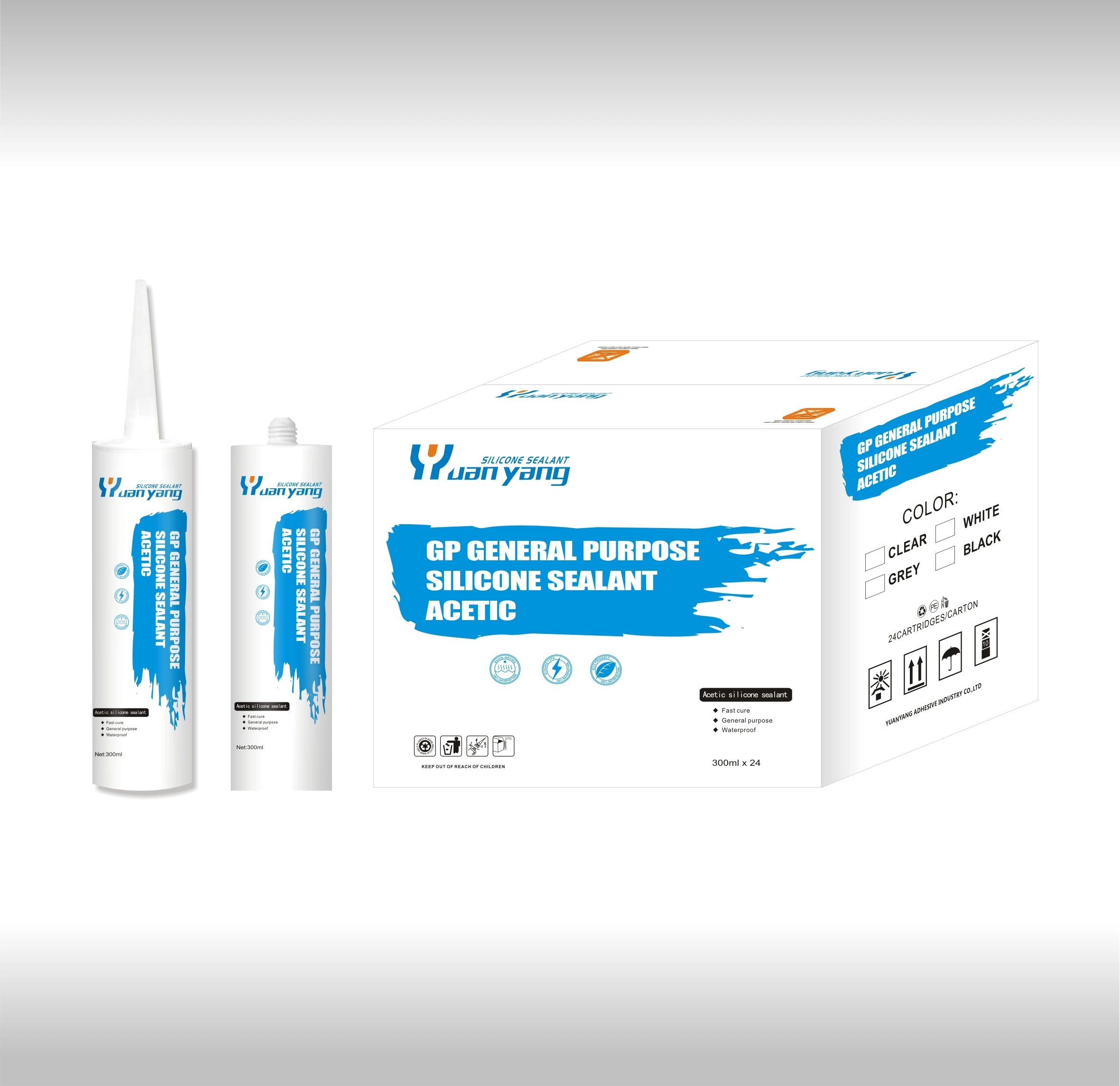 Силиконовый Быстросохнущий высококачественный герметик gp для