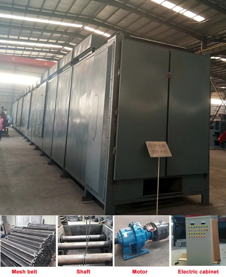 Multi-layer automatic stainless or carbon steel conveyor wire mesh coal briquette dryer oven machine dry coal charcoal coke 