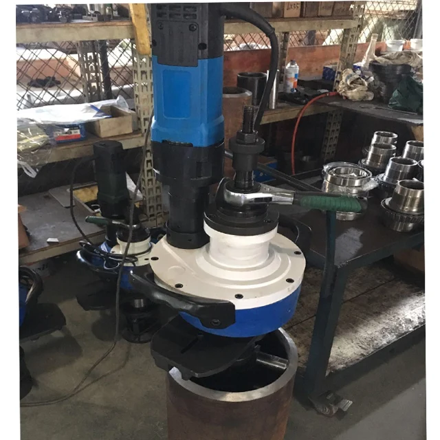 ISE-252-1 Лидер продаж одна осветительная головка, стальная труба для формовки концов ручной инструмент бар портативный выхлопную трубу, станок для снятия фасок и снятие фаски при снятии автомат wellnit