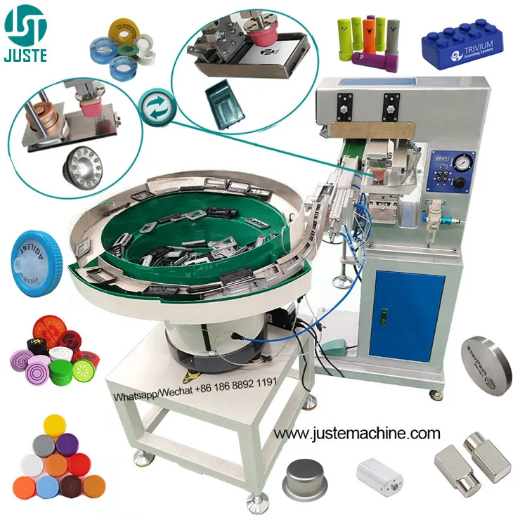 Tinte Special Custom Pad Printer Economic Pad Printing Machine With Vibrating Disc Feeder For Football T Shirt T-Shirts T-Shirt