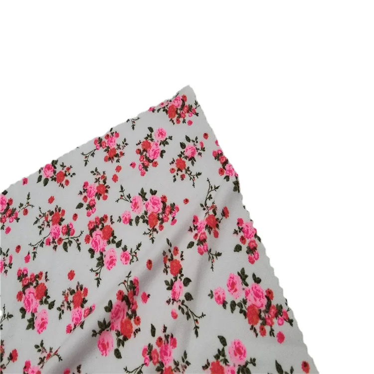 
95%Polyester 5%Spandex DTY spandex brushed milkfiber milk silk fabric 