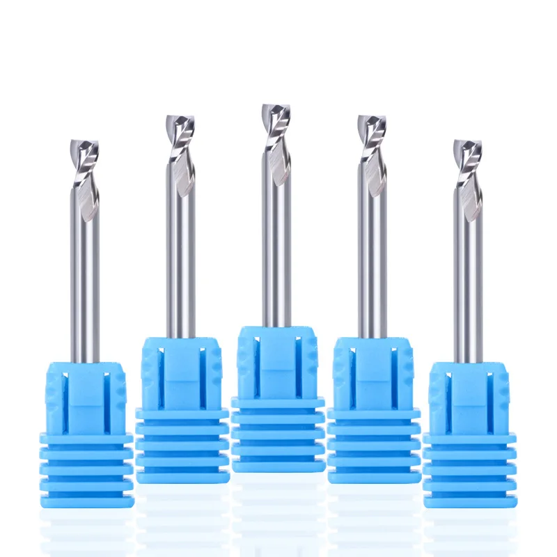 JR135 Double Flute Aluminium Cutter High Gloss Cutter Spiral Tungsten Carbide End Mills Mobile phone keyway CNC engraving tool