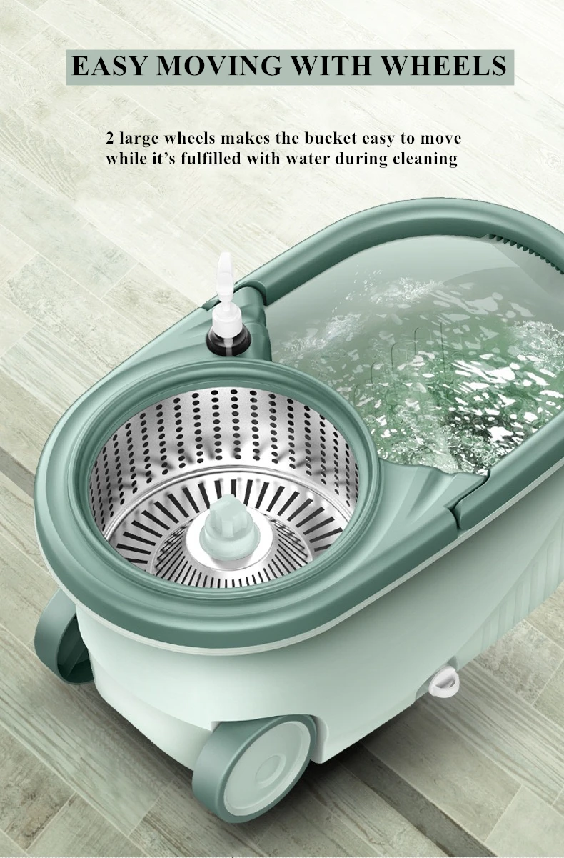 2021 hot selling household cleaning products hand-held automatic mopping machine mop 360 spin mop