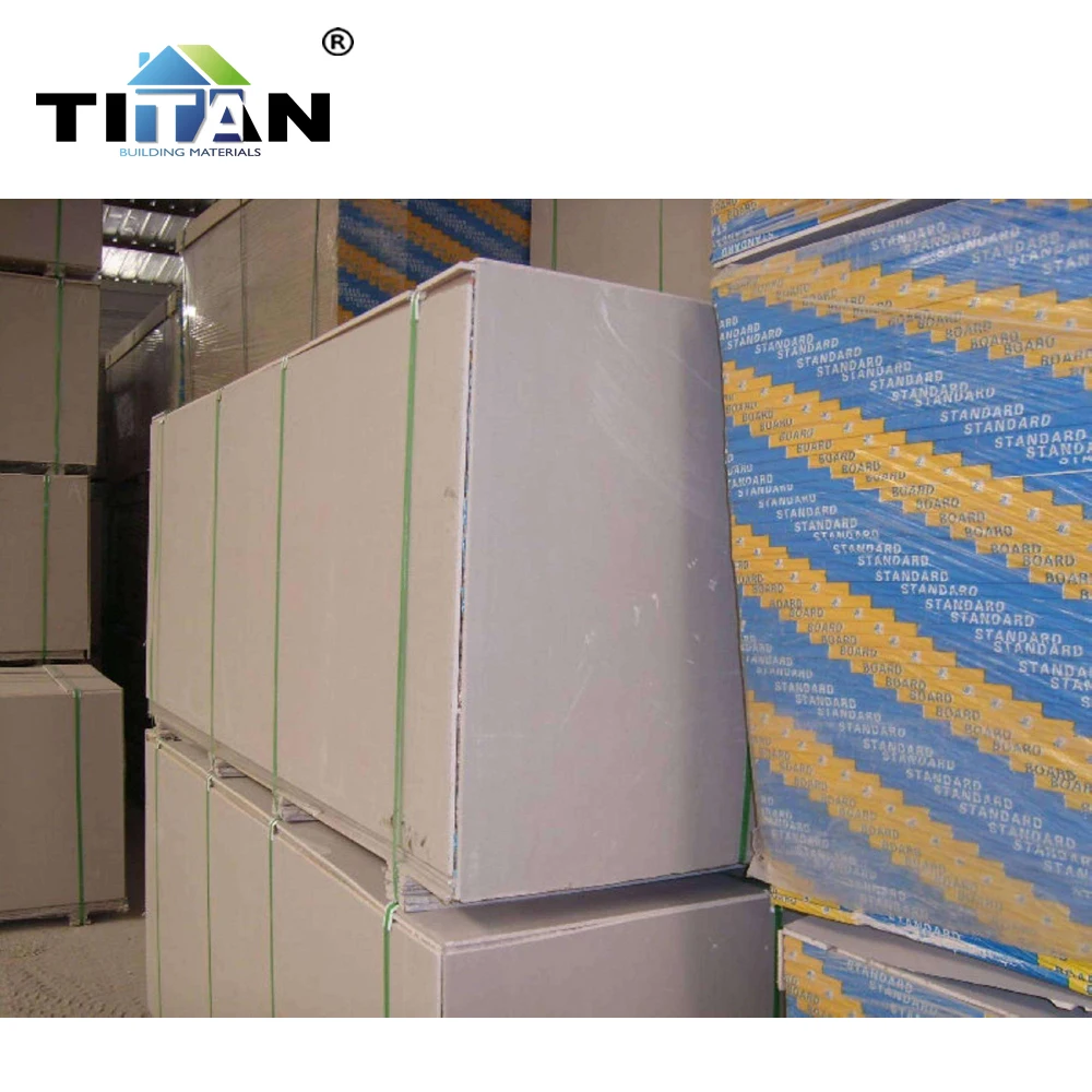 Ghana Wholesale Placas De Gesso Drywall Gypsum Board Ba13 Plasterboard Trockenbau