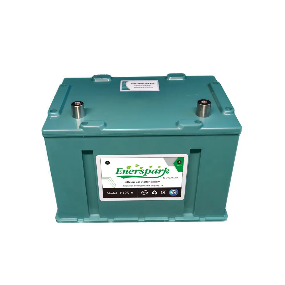 Enerspark 13.2v 12.8v 25ah Car Lithium ion battery  car starter battery  for  emergency tools