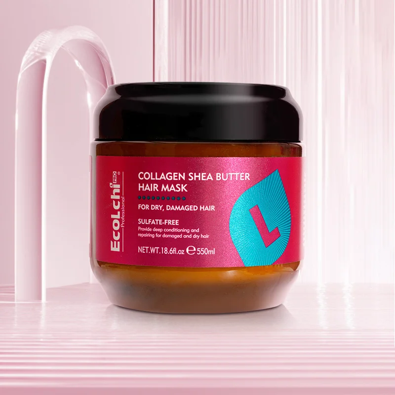 Маска для волос ecolchi essence, без сульфата, для сухих и поврежденных золотых волос