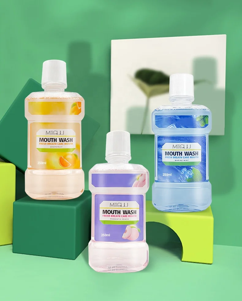 250ml Mouthwash, 12hrs Fresh Breath & Total Care, Alcohol Free mouth wash