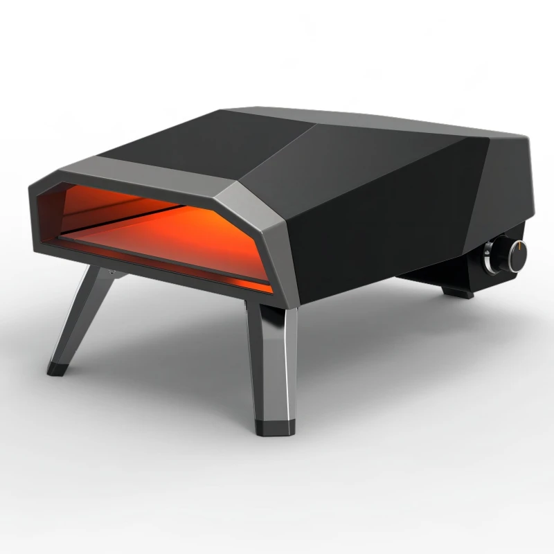 Современная 12-дюймовая портативная газовая печь для пиццы коммерческая уличная кухня складные кухонные принадлежности приготовления пищи барбекю садовые тостеры печи