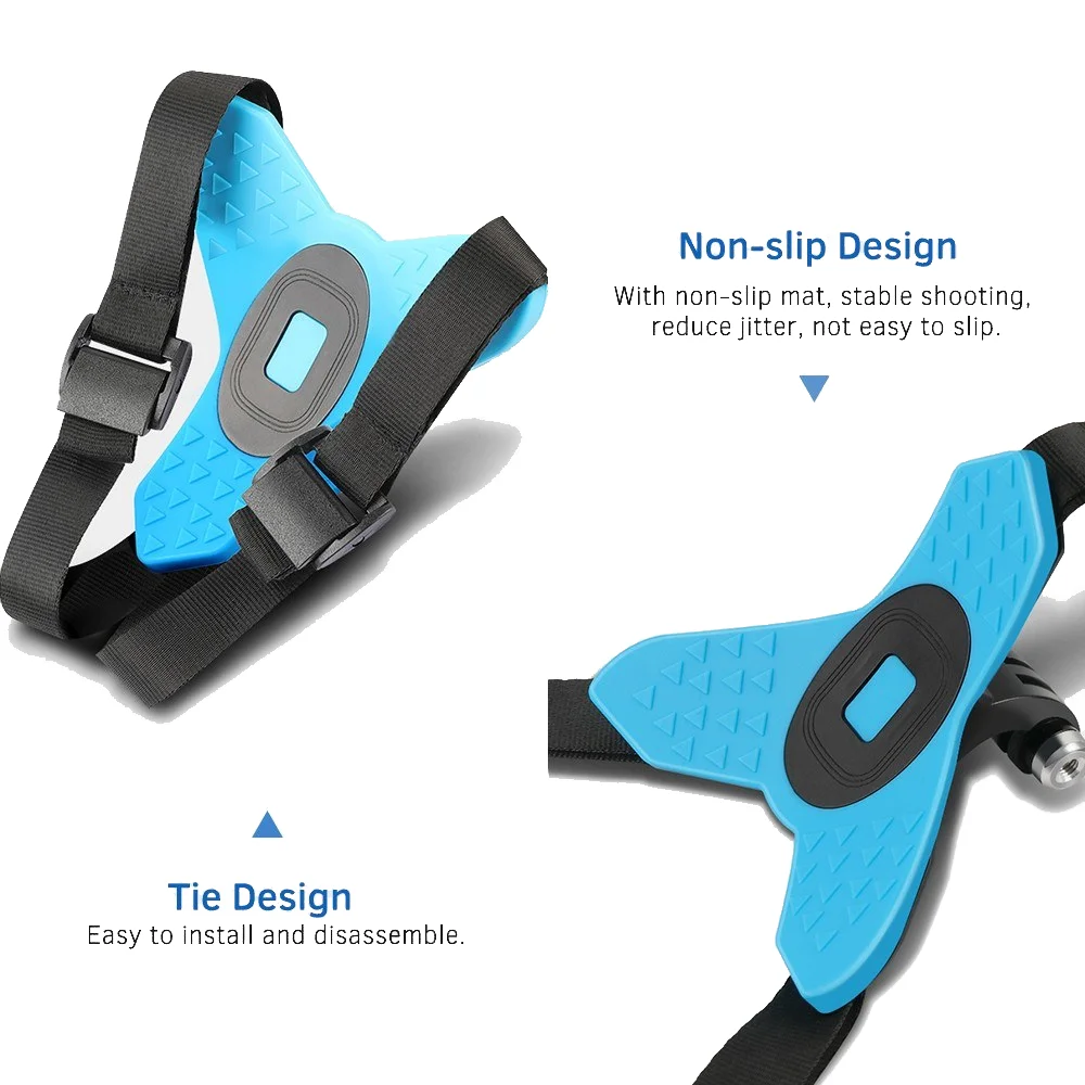 Motorcycle Go Pro Action Sport Camera Helmet Strap For Gopro Hero 10 9 8 7 5 6 4 Dji Osmo Yi Sjcam