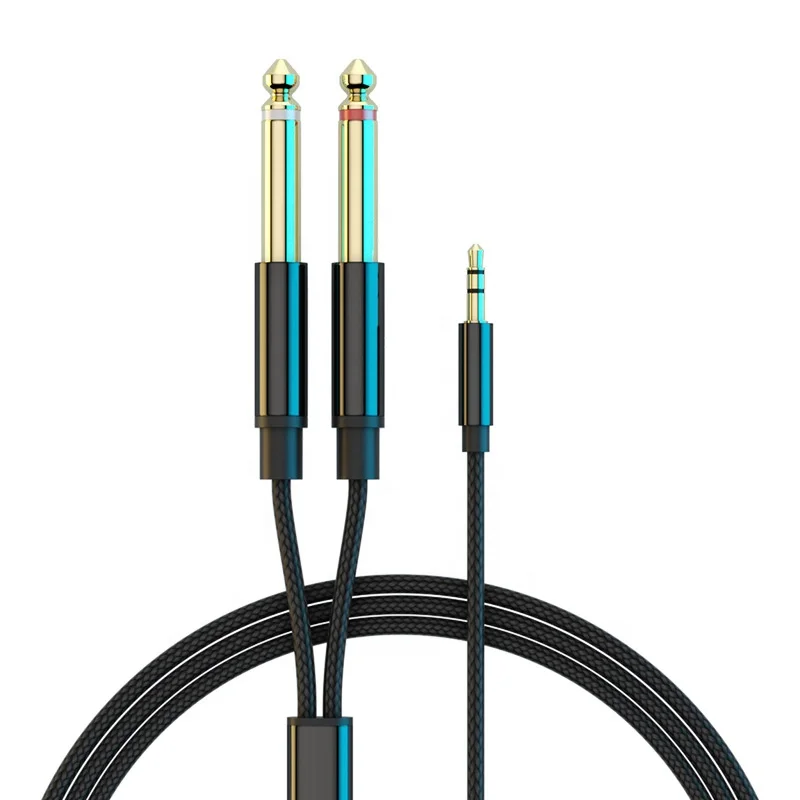 Wintai-tech jack 6.35 to 3.5 3.5 mm to 6.35 mm audio cable 3.5 mm to 6.35 mm cable