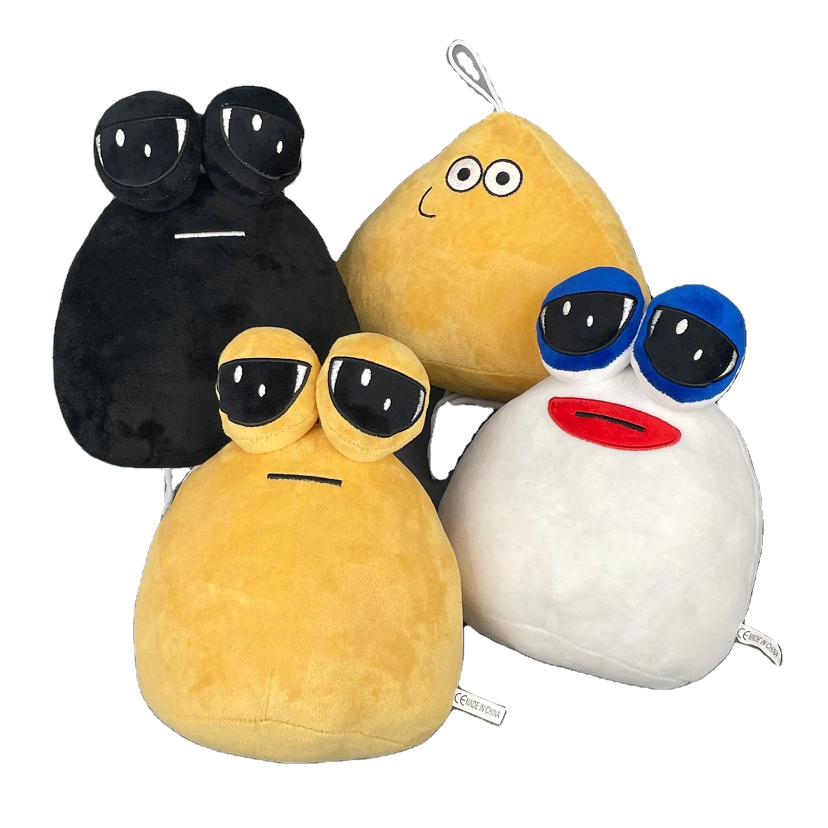 Factory Wholesale Soft 12 20 23 30cm My Pet Alien Pou Plush Toy New Stuffed Animal Figure Peluches Stuffedie Toy