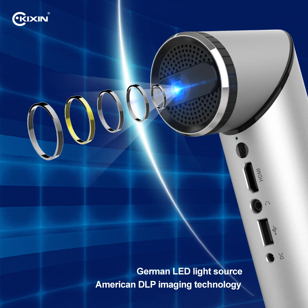 
7d hologram 12v dc pico mini projector 