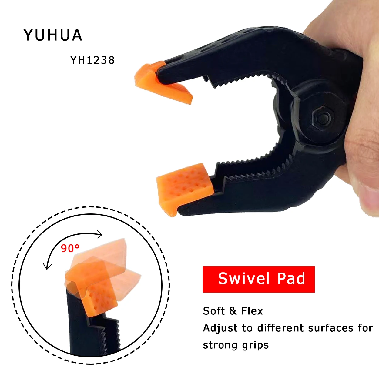 Fully Enclosed Battery Plastic Test Clip 100A Alligator Clip Emergency Start Charging Hitch Clip High Voltage Resistant