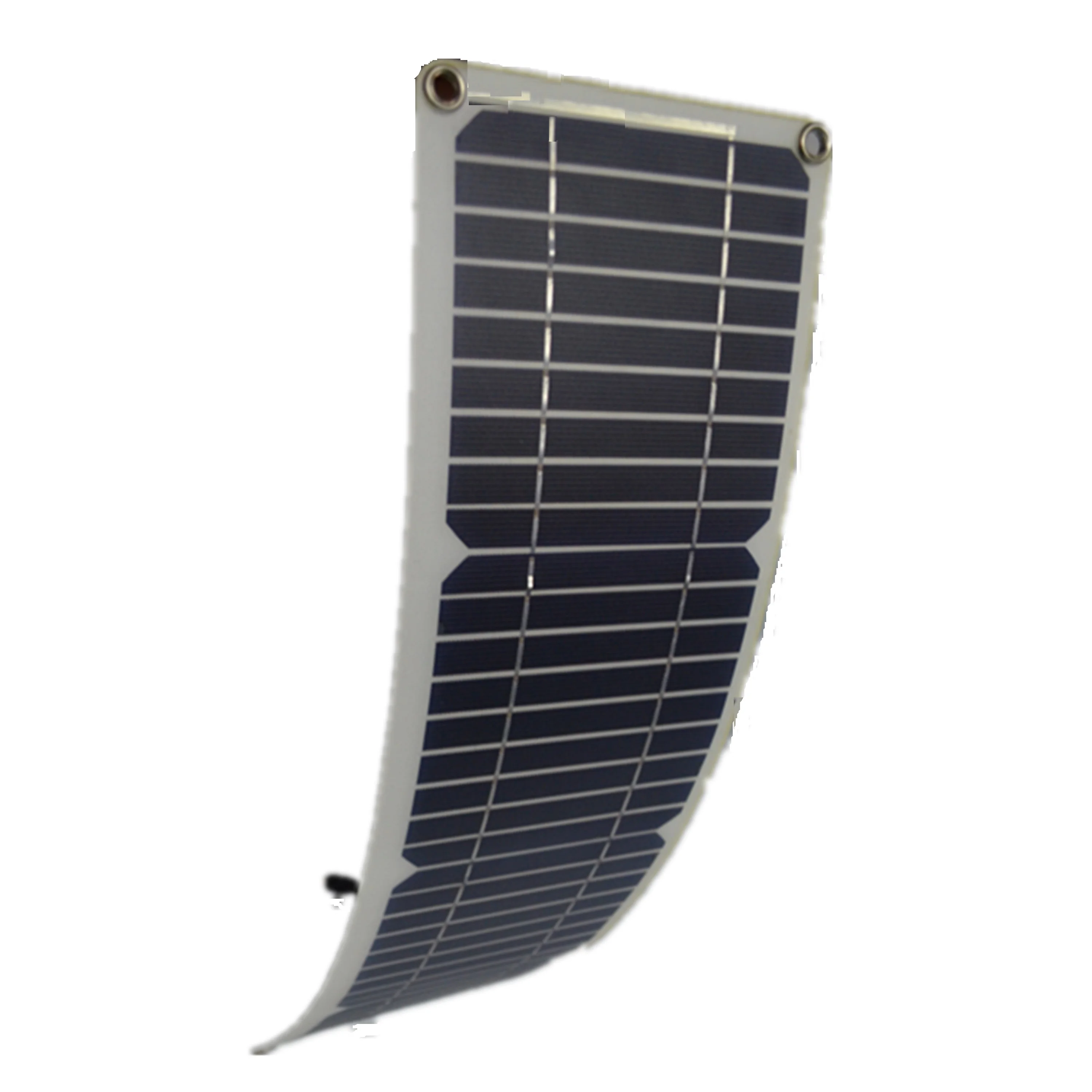 RG 18V 10w solar panel kit Transparent semi-flexible Monocrystalline solar cell DIY module outdoor connector DC 12v charger