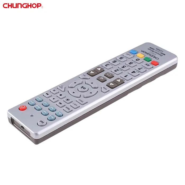 E812 Home Devices 8 in 1 Audio Video Players DVD Satellite TV Receiver Remote Control with Learning
