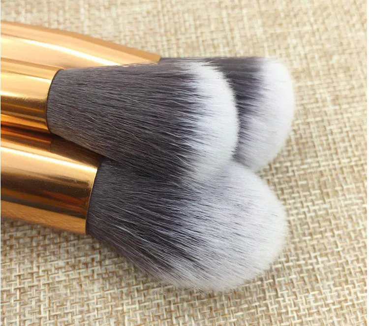 Saiyii Wholesale 10Pcs White Marble Makeup Brush Super Soft Professional Powder Eye Shadow Brush Set Makeup