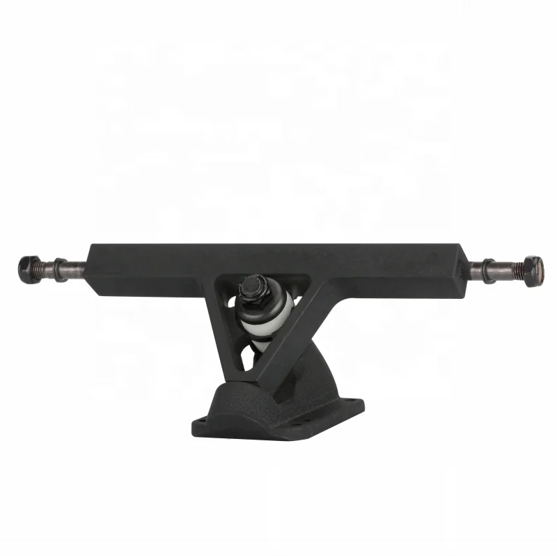 
latest design gravity casting longboard truck, long skateboard truck with rubber paint surface 
